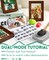 Needle Felting Kit- Wool Felting Art Supplies with Frame & Tools (3 Potted Plants) | Needle Felt Painting Kit for Adults Includes Felting Needles, Fabric Sheet, Instructions